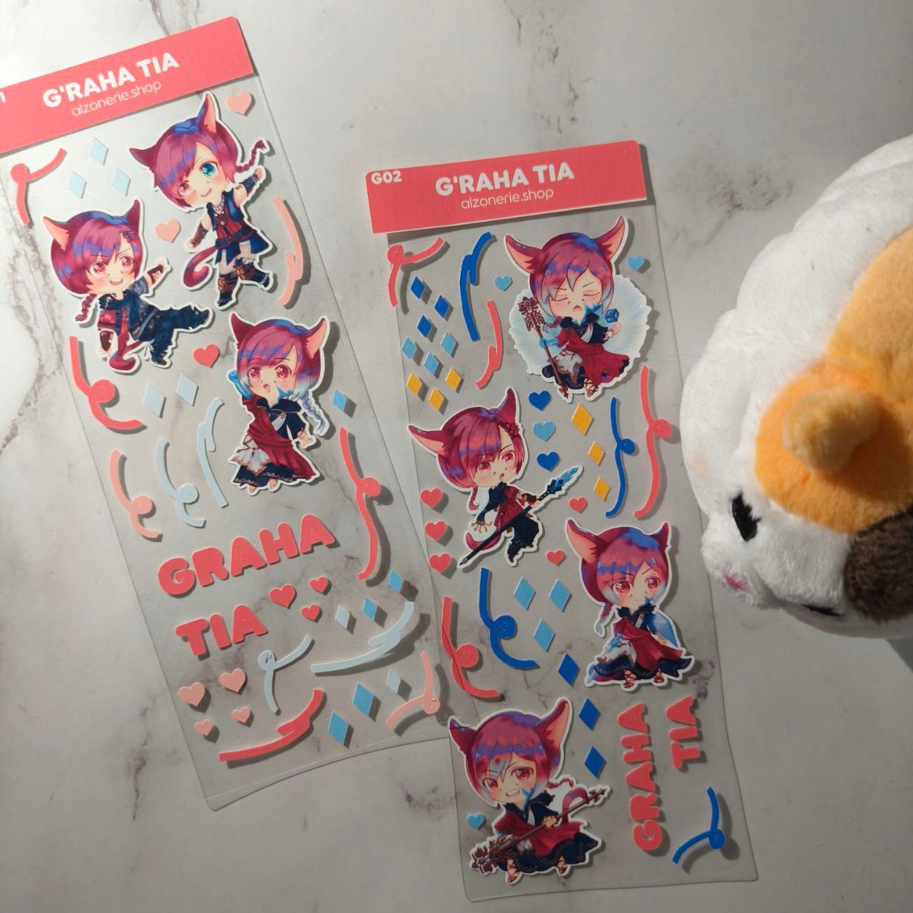 FFXIV • G'raha Tia Sticker Sheet